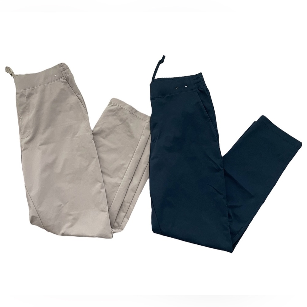 UNIQLO Ultra Stretch DRY-EX Tapered Pants Bundle Navy Beige Size M Men’s